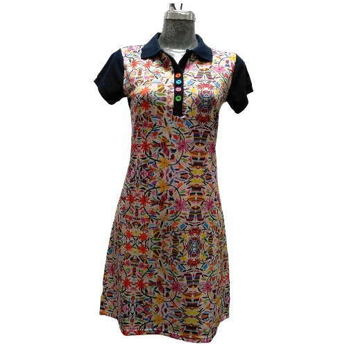 Vestido Polo Tenango Brillo de Luna